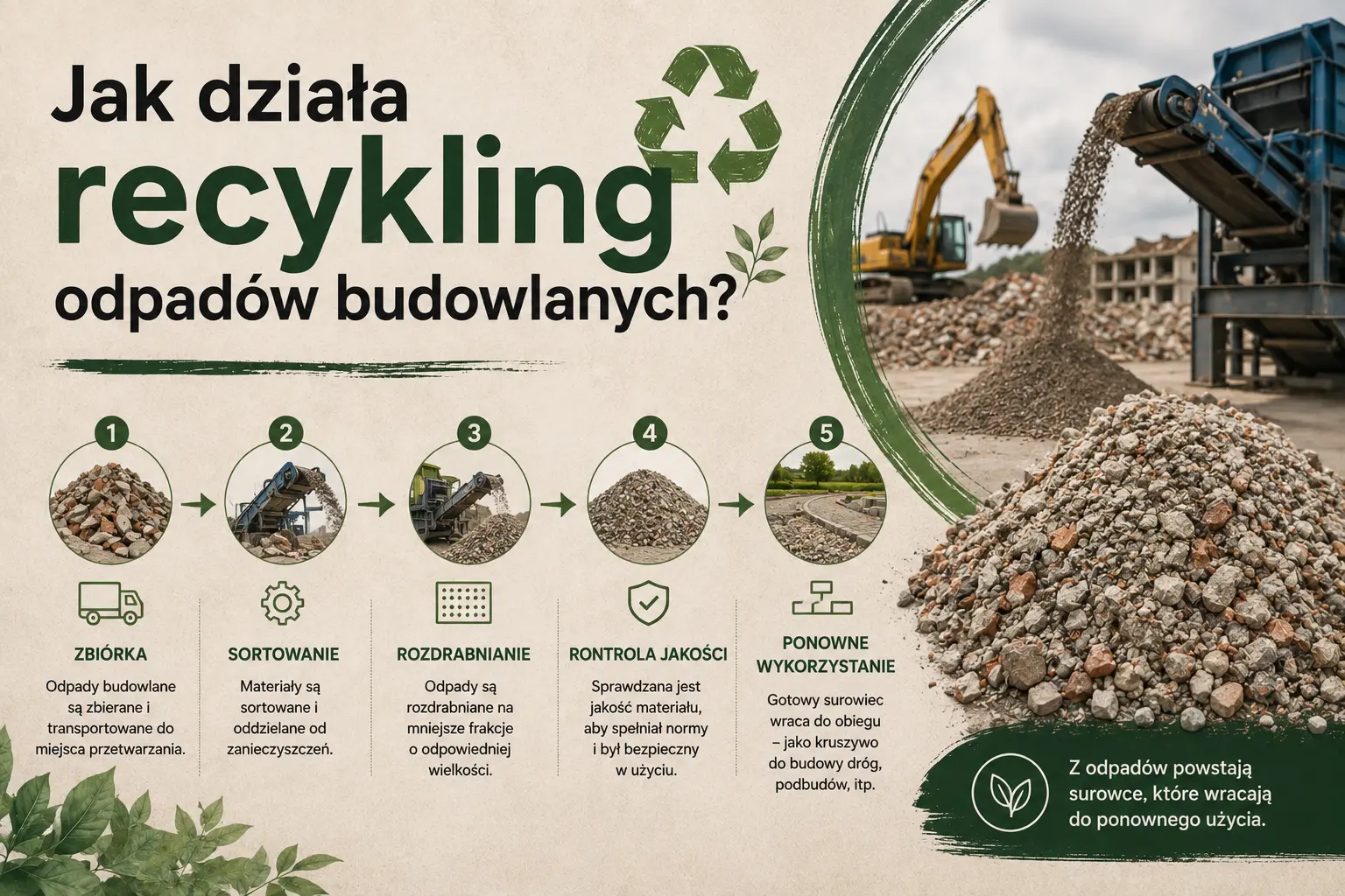 Recykling odpadów budowlanych